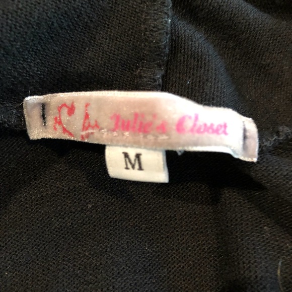 Cami black with frills - Picture 3 of 3